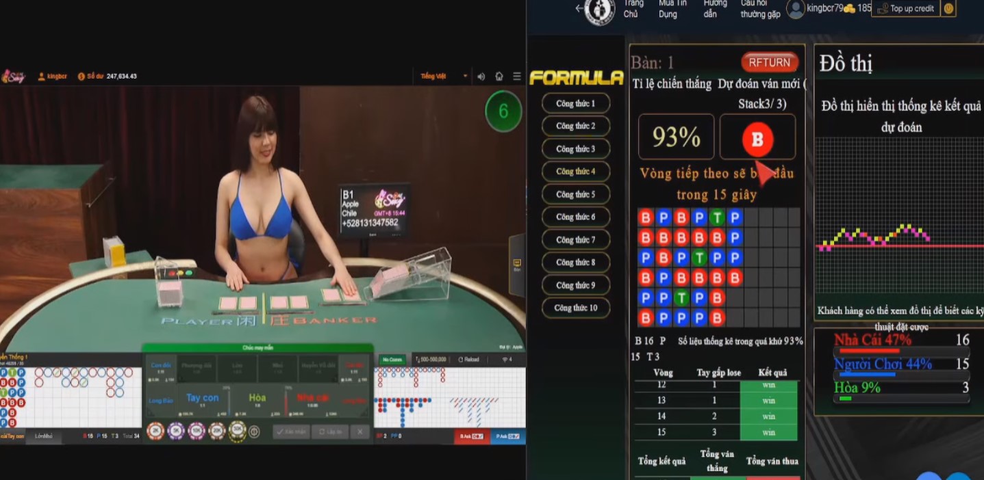 Phần mềm Hack Baccarat CheMax hiệu quả cao