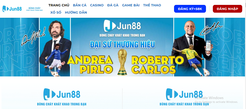 Jun88 là nhà cái cờ bạc casino hàng đầu hiện nay